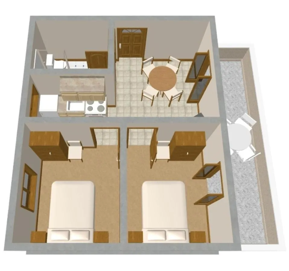 Family Friendly Seaside Apartments Povljana, Pag - 230 0*, Povljana